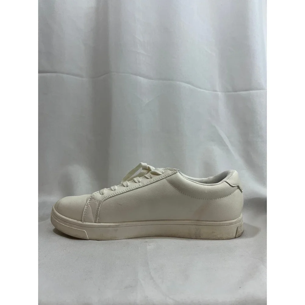 Goodfellow & Co Mens Low Top Lace Up Sneakers Off White Size 11.5 Casual Shoes
